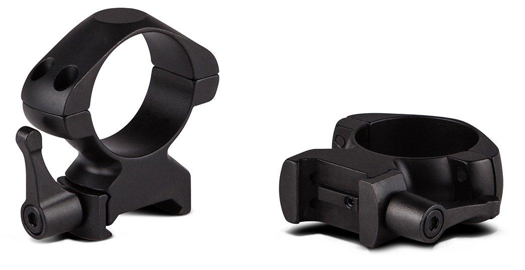 Konus 7406 Steel Rings Matte Black 1" Quick Release High 0 MOA - View 2