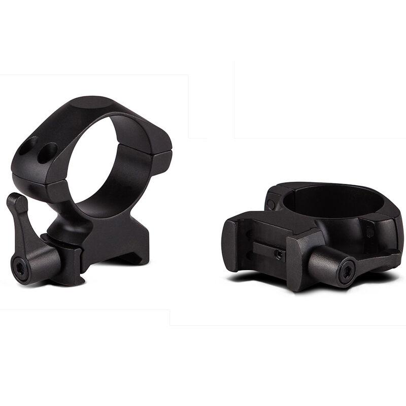 Konus 7407 Steel Rings Matte Black 1" Quick Release Medium 0 MOA - View 2