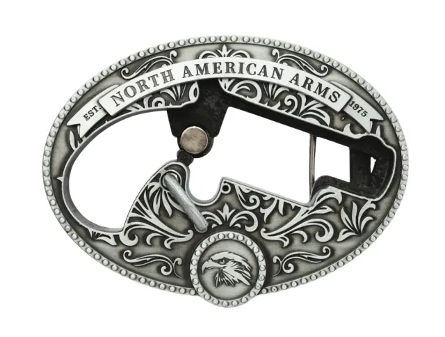 NAA BBO-MS 22 WMR Stainless Magnum Oval Belt Buckle 1 1/8In - View 2