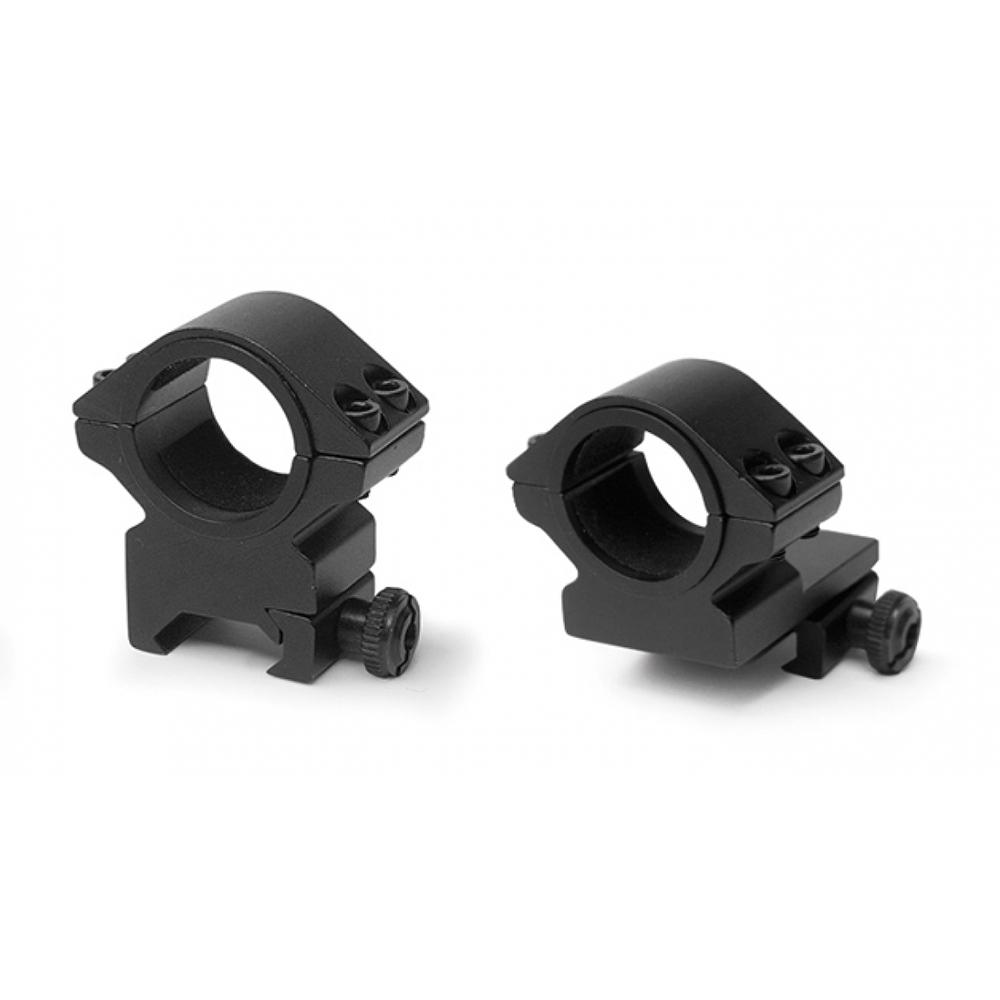 Konus 7411 Steel Riflescope Rings 30mm Low Quick Release Matte Black - View 2