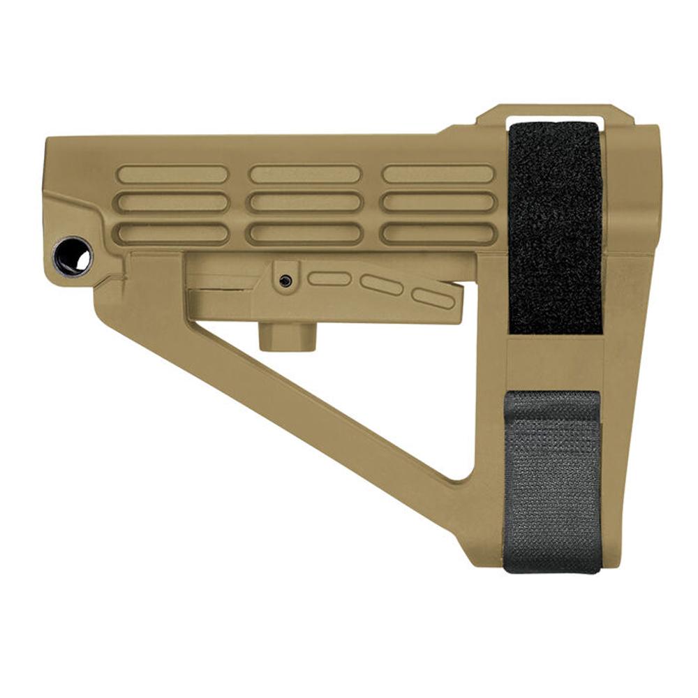 SB Tactical SBA4 Pistol Stabilizing Brace FDE 5-Position Adjustable - View 2