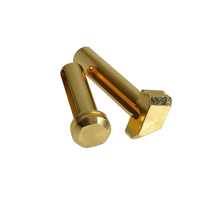 Strike AREPTPGC Takedown/Pivot Pins Extended AR-15 M4 M16 Gold Steel... - View 3