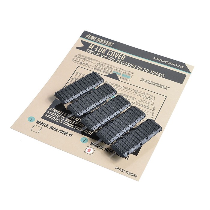 Strike Industries SI-MLOK-Cover-V2-BK M-LOK Rail Cover Black - View 2
