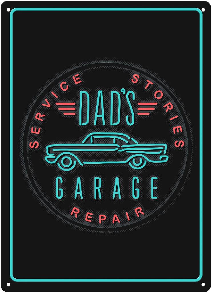R.EDGE TIN SIGN-DADS GARAGE - View 2