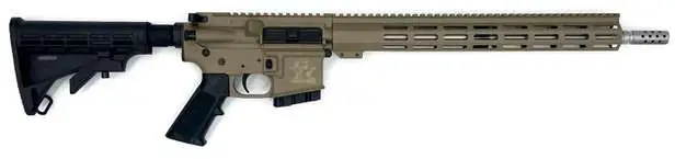 GLFA AR-15 350LEG 16" Semi-Auto Rifle, FDE/SS, 5-Round, 1:10 Twist, 416R SS/4150 CRMOV Nitride Finish, 7075 Aluminum, 6061 Handguard, 6.4 lbs - View 2