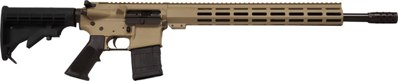 Great Lakes GL15450FDE .450 Bushmaster AR-15 Rifle 18" Barrel 5 Rds FDE - View 2