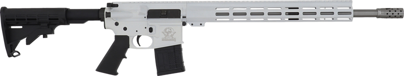 GLFA GL15450SSWHT .450 Bushmaster AR-15 Rifle 18" SS Barrel 5-Rd White/Black - View 2