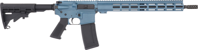GLFA AR-15 Semi-Auto Rifle: .223 Wylde, 16" 1:8 Twist Heavy Barrel, 30-Round Capacity, Aluminum 7075 Frame, Cerakote Finish, M4 Feed Ramps, 7075 Upper, 33.25" Length, 6.8 lbs Weight - View 2