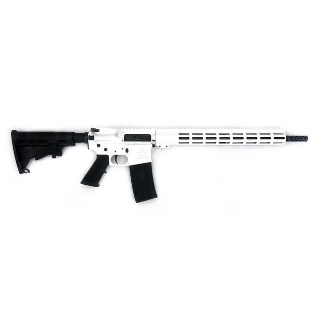GLFA GL15223WHT AR-15 Semi-Automatic Rifle, .223 Wylde Caliber, 16-inch Heavy Barrel, 30-Round Magazine, Aluminum Frame, Cerakote Finish - View 2