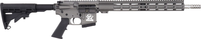 GLFA AR-15 Semi-Auto .350 Legend Rifle: 16-inch Stainless Steel Barrel, 5-Round Capacity, Optic-Ready, Synthetic Black Stock, Tungsten Finish - View 2