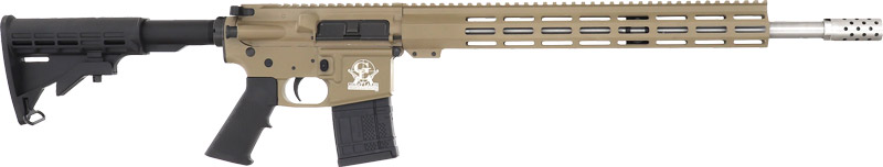 GLFA GL15450SSFDE .450 Bushmaster AR-15 Rifle 18" SS Barrel 5 Rd FDE/Black - View 2