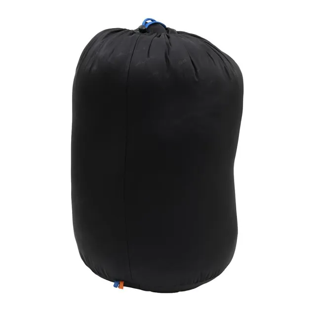 Alps Mountaineering Blaze 0 Regular Sleeping Bag 32x80 Charcoal/Orange - View 2