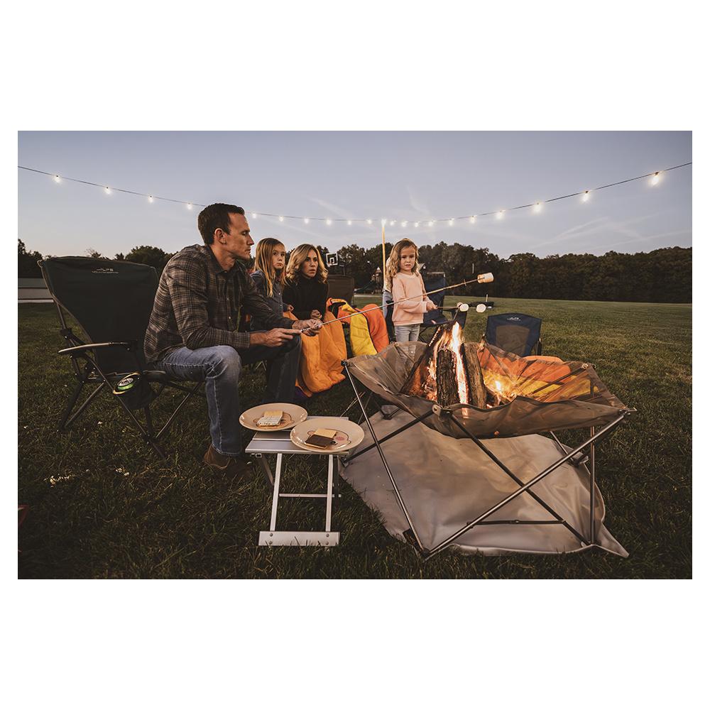 Gaze Fire Pit 135lb Capacity Lightweight Aluminum/Stainless Steel Portable - View 2