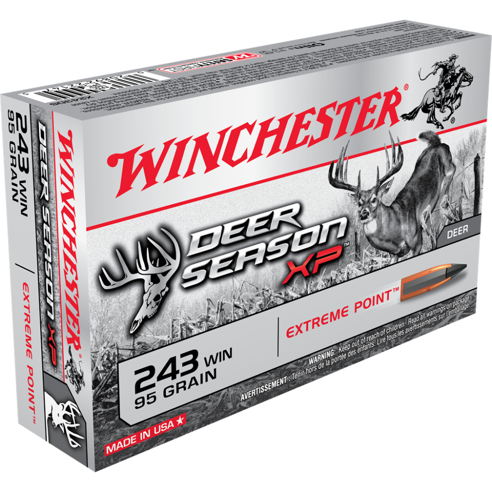 Winchester Ammo X243DS Deer Season XP 243 Win 95 gr Extreme Point 20 Per Box/ 10 Cs - View 2