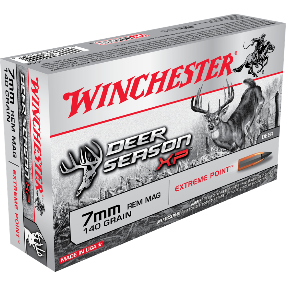 Winchester Ammo X7DS Deer Season XP 7mmRemMag 140gr Extreme Point 20 Per - View 2