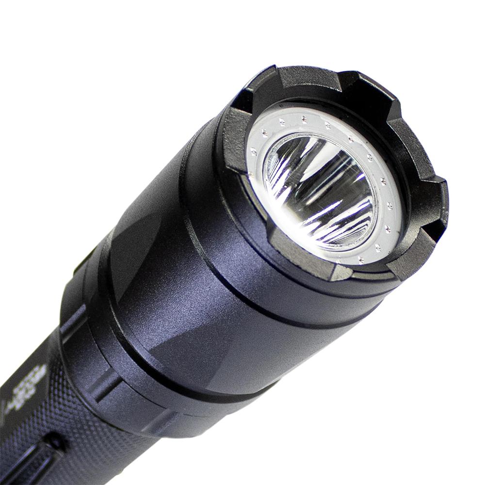 Police Security Flashlights Trac Tact LED Flashlight 350 Lumens Black - View 2