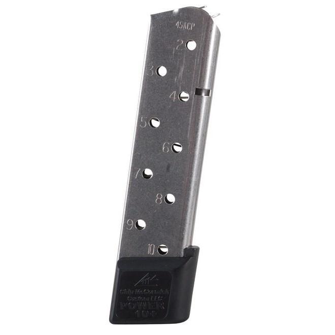CMC Products 12150 Power Mag Plus 10rd 45 ACP Stainless Steel Magazine - View 2