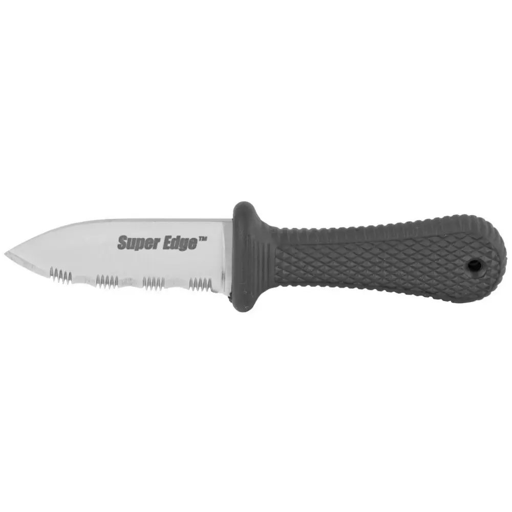 Cold Steel 42SS Super Edge 2" AUS-8A Blade Black Kray-Ex Handle Sheath - View 2