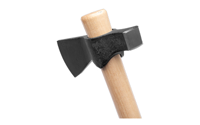 Cold Steel CS90TH Trail Hawk 2.25" 1055 Carbon Steel, Hickory Handle - View 4