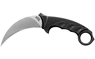 Cold Steel Tiger 4.75" Karambit Knife, Silver AUS 8A Blade, Griv-Ex Handle, Secure-Ex Sheath - View 2