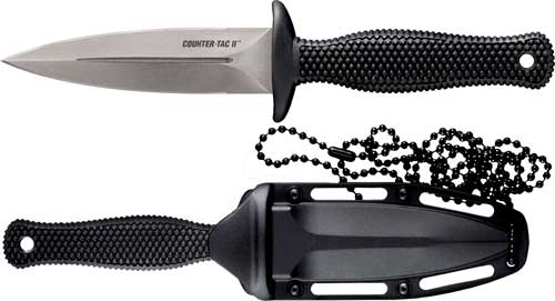 Cold Steel 10BCTM Counter Tac II 3.3" Boot/Belt Knife Spear Point - View 2