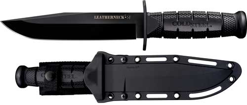Cold Steel CS39LSFC Leatherneck 6.75" D2 Steel Clip Point Knife Black - View 2