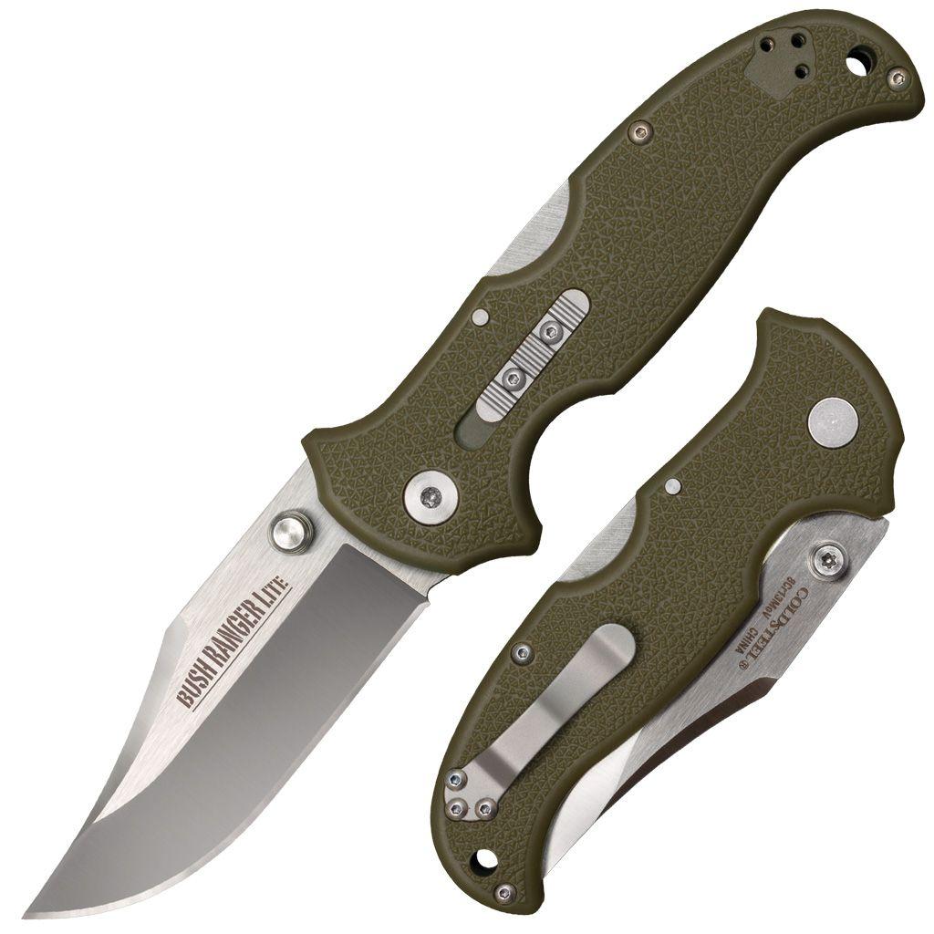 Cold Steel CS21A Bush Ranger Lite 3.5" Clip Point 8Cr13MoV Blade GFN Handle - View 2