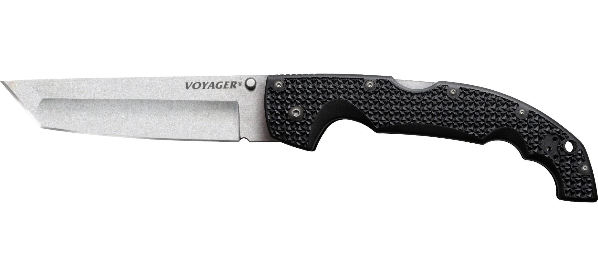 Cold Steel CS29AXT Voyager XL 5.5" Tanto AUS-10A Blade Black Handle - View 2