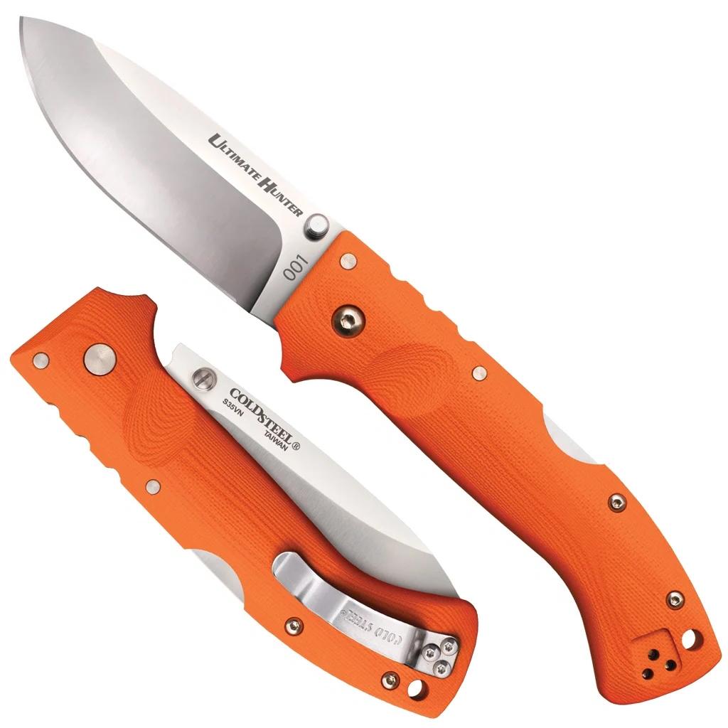 Cold Steel CS30URY Ultimate Hunter 3.5" S35VN Blade Orange G10 Handle - View 2