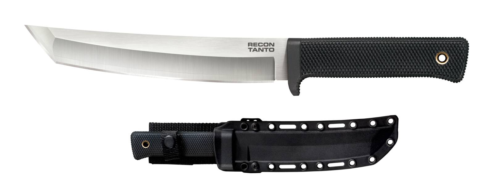 Cold Steel CS35AM: 11.75in VG-10 San Mai Tanto Blade, Black/Silver, Kray-Ex Handle, Secure-Ex Sheath - View 2