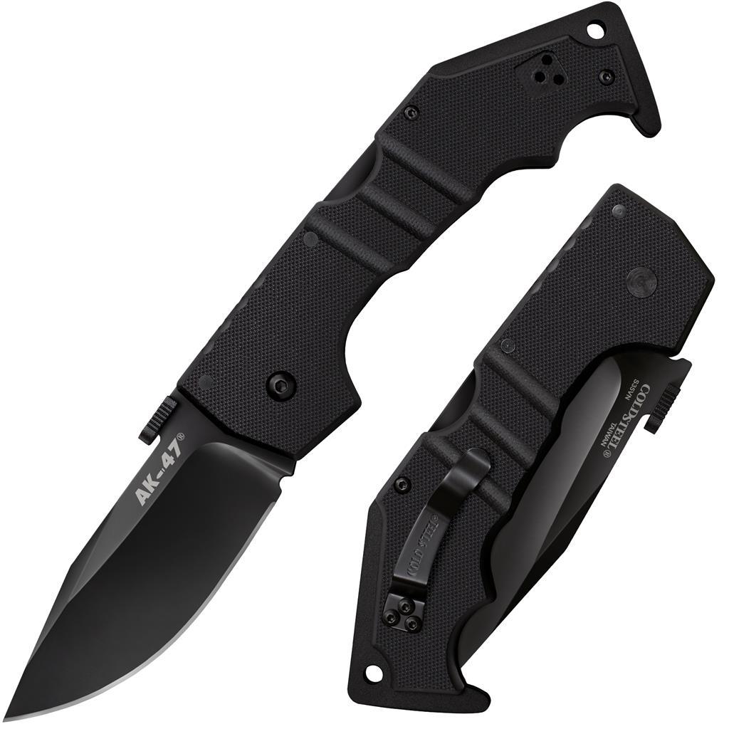 Cold Steel CS58M AK 3.5" Folding Clip Point S35VN Blade G10 Handle - View 2