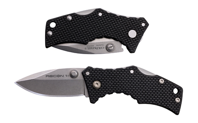 Cold Steel Micro Recon 1 2 in Spear Point Plain Stonewashed 4034 SS Blade - View 2