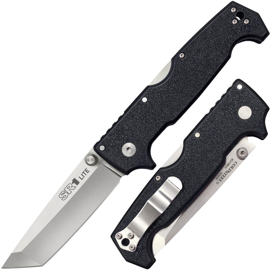 Cold Steel CS62K1A SR1 Lite 4" Tanto 8Cr14MoV Blade Black Griv-Ex Handle - View 2