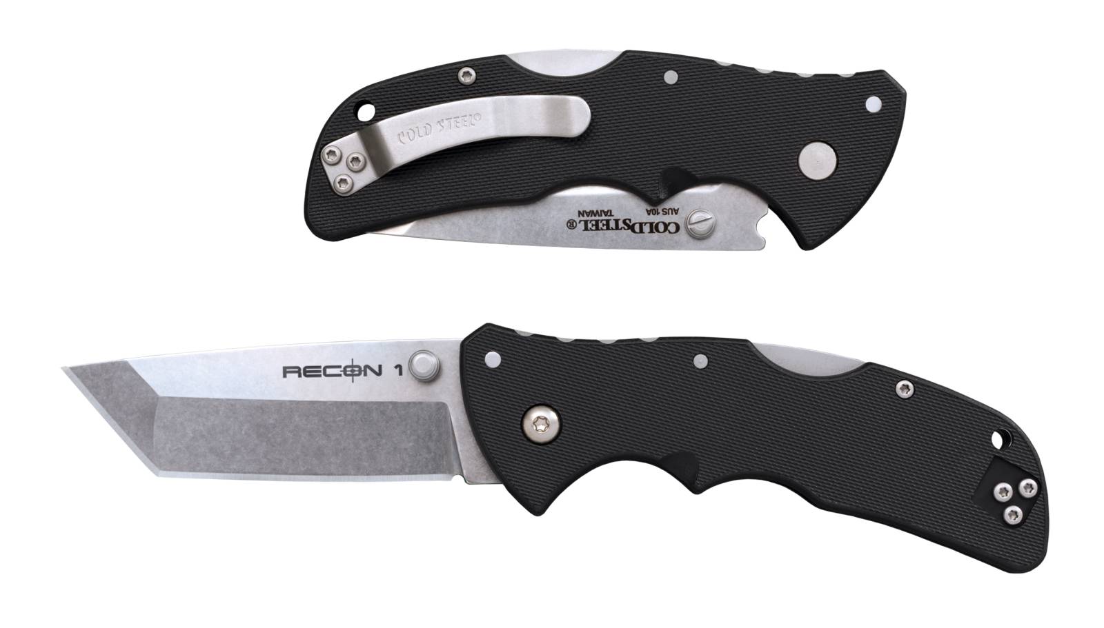 Cold Steel CS27BAT Recon 1 Mini 3" Tanto AUS-10A Blade GRN Handle - View 2