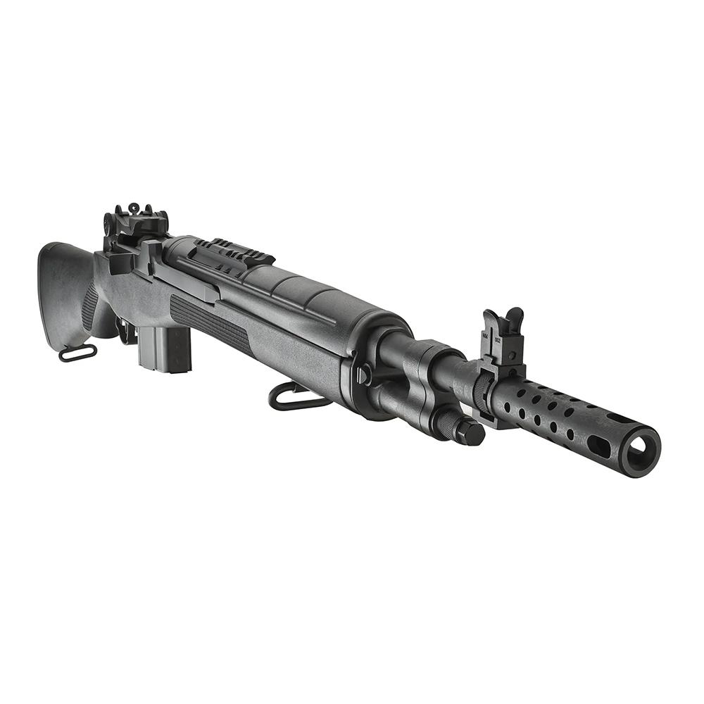 Springfield Armory M1A Scout Squad Semi-Auto Rifle, Black Composite Stock, 7.62x51mm NATO, 18-inch Barrel, 10 Round Capacity, Adjustable Sights - View 2