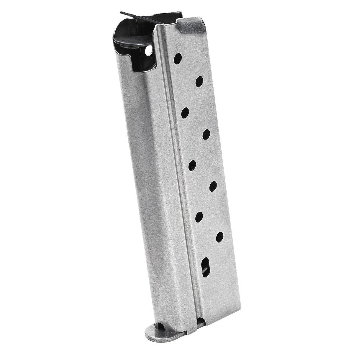 Springfield Armory PI6082 1911, 9-Round .38 Super, Stainless Steel Magazine - View 2