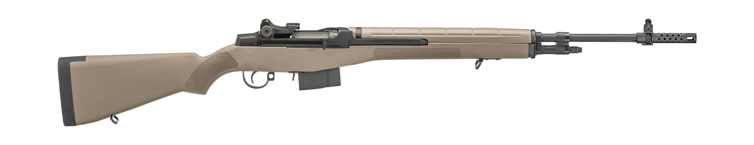 Springfield Armory M1A 7.62x51mm 22in Parkerized 10+1 Semi-Auto FDE - View 2