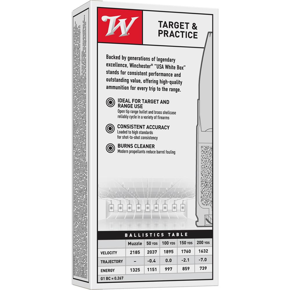 Winchester Ammo USA300BLK USA 300 Blackout 125 gr 2185 fps Open Tip Range 20 Bx/10 Cs - View 2