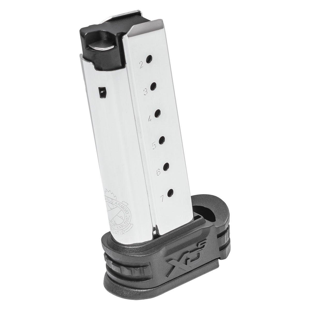 Springfield Armory XD-S 7-Round .40 S&W Magazine, Stainless Steel, Black X-Tension, XDS4007 Model - View 2
