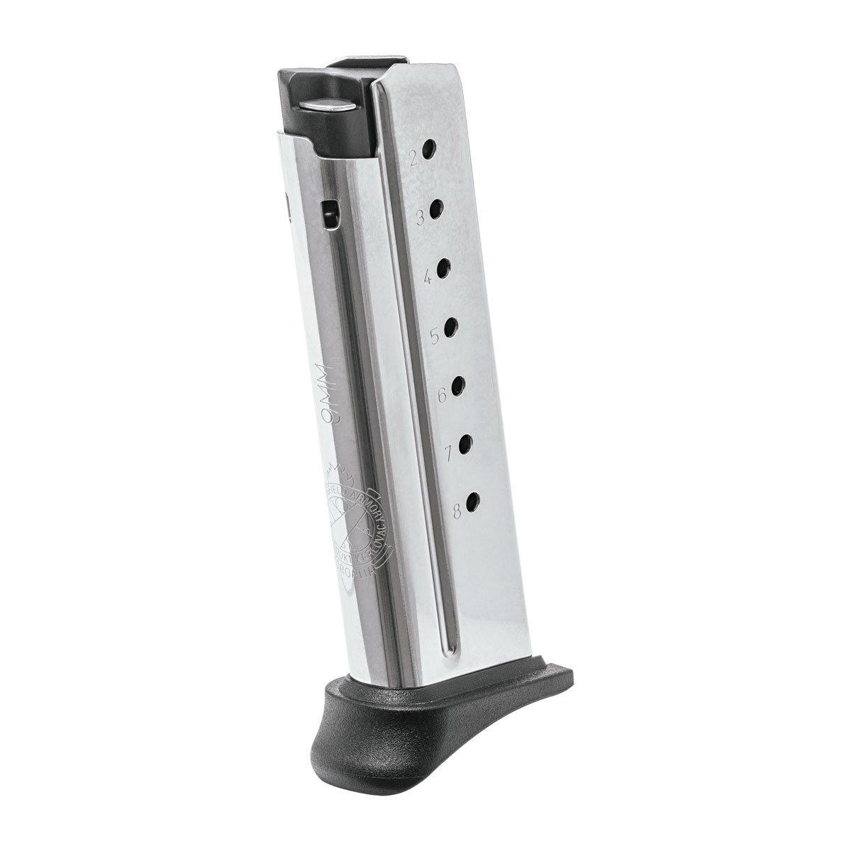 Springfield Armory XD-E XDE0908H 9mm Luger 8-Round Stainless Steel Magazine with Finger Extension - View 2
