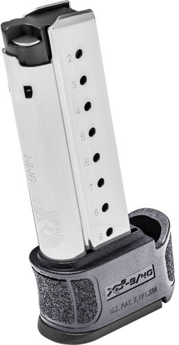 Springfield Armory XD-S Mod.2 9mm Luger 9-Round Gray Magazine with Polymer Sleeve - View 2