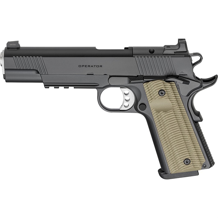 Springfield PO9229AOS 1911 Operator 9mm 5" Black Optics Ready 9rd - View 2