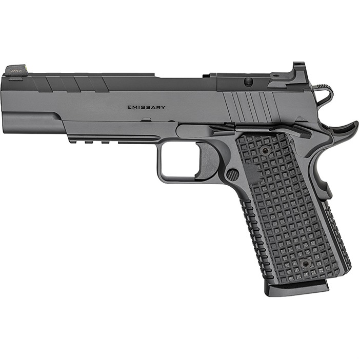 Springfield PX9230LAOS 1911 Emissary 45ACP 5" Black AOS 8rd G10 Grips - View 2