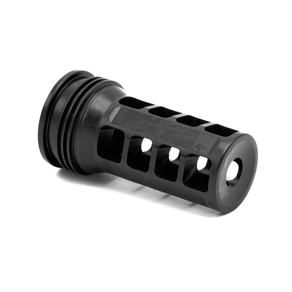 HUXWRX AR Safety Muzzle Brake-QD 1599, 1/2X28 Thread, Black Finish, 5.56 NATO, 2.3 Inches Length, 4.0 oz Weight - View 2