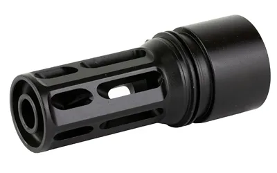 Huxwrx 1858 Flash Hider-QD 7.62mm M26x1.5 LH Black Steel 2.3" - View 4