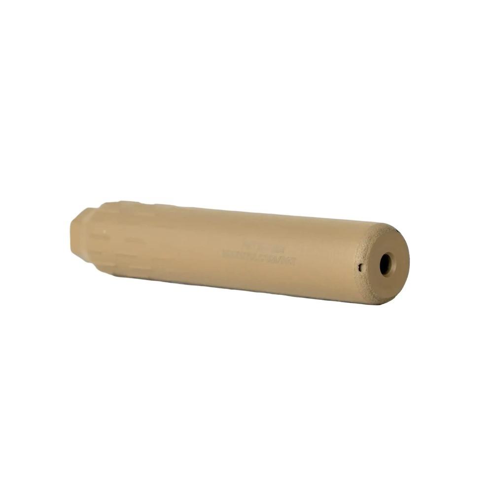 HUXWRX 3166 Flow 22 Ti Suppressor FDE, Grade 5 Titanium, 1/2x28 Thread - View 2
