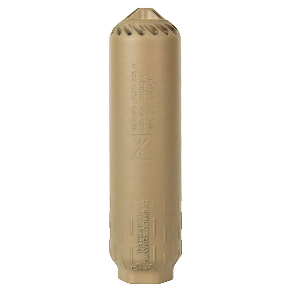 Huxwrx Safety Company Flow 556 Ti 5.56 6.8in 1/2x28 FDE Suppressor 3291 - View 2