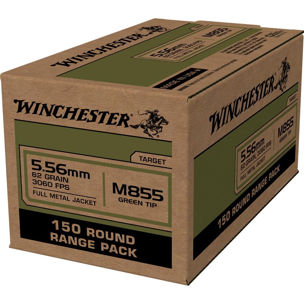 Winchester Lake City M855 5.56 NATO Ammo 600 Rounds FMJ 62 Grains Green Tip - View 2