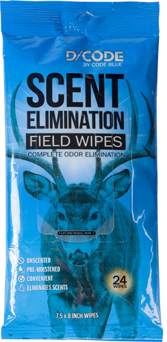 Code Blue D-Code Odor Eliminator Field Wipes - View 2
