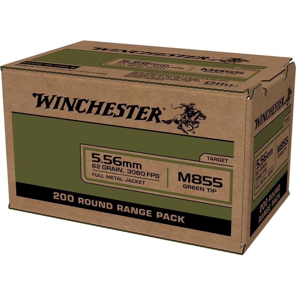 Winchester 5.56 NATO M855 Ammo 800 Rounds 62 Grain FMJ - View 2
